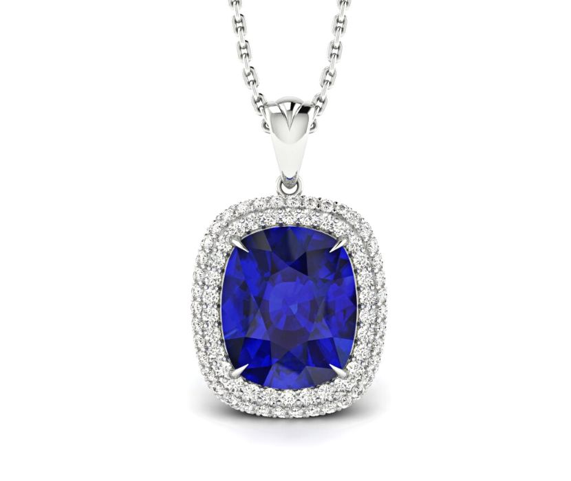 Blue Sapphire Necklace