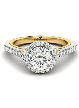 Halo Diamond Engagement Ring Design
