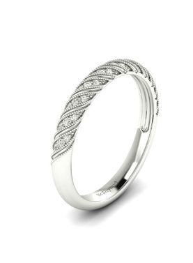 White Gold Wedding Band